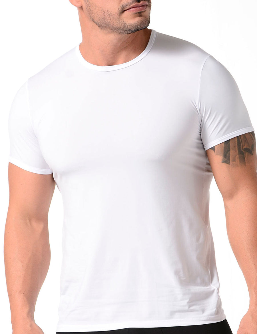 Camiseta manga corta cuello redondo microfibra Geordi (3986)