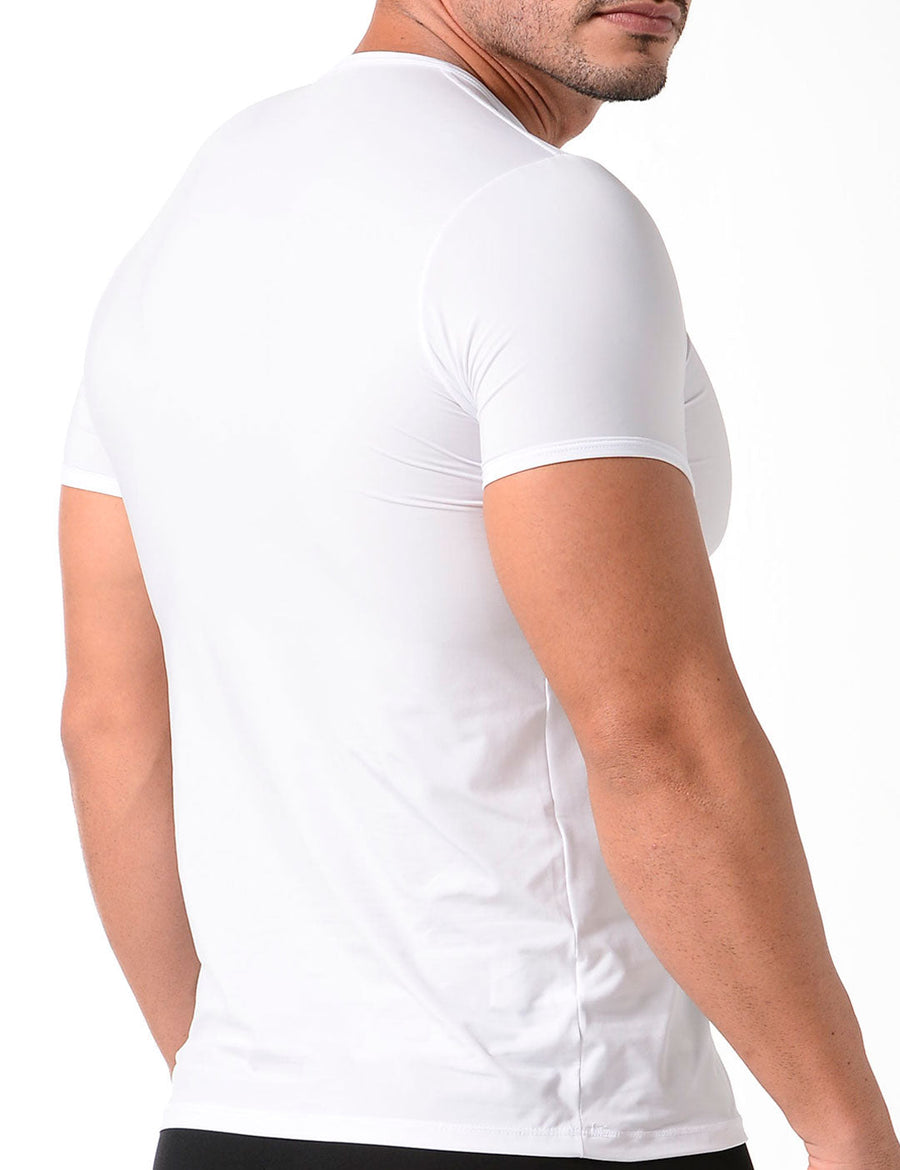 Camiseta manga corta cuello redondo microfibra Geordi (3986)